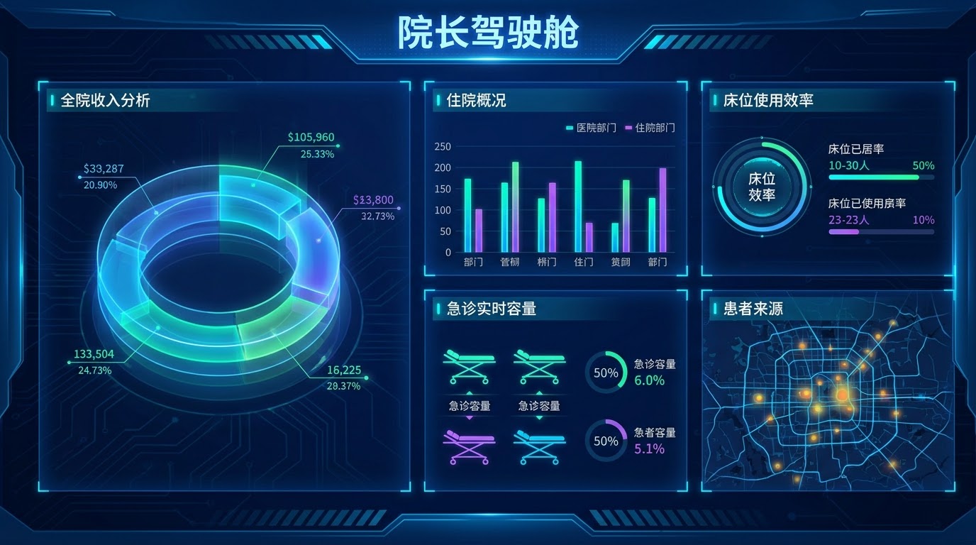 院长驾驶舱决策分析系统